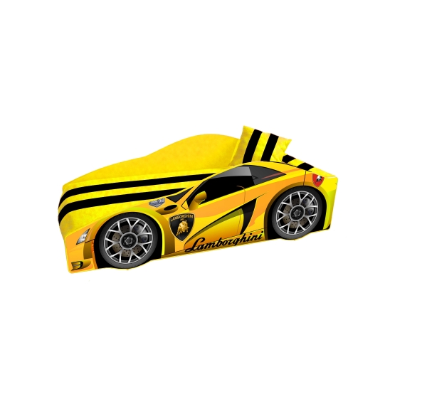 Кровать -машинка Elite Lamborghini+матрас Viorina-Deko